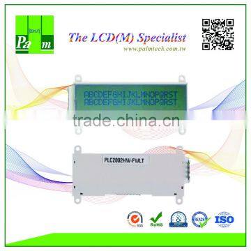 Monochrome 20x2 Character Lcd Display Module