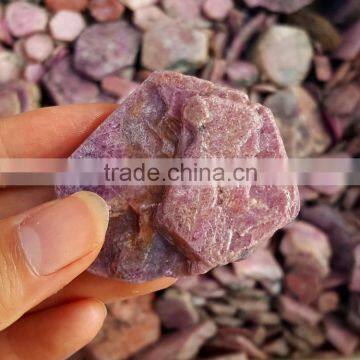 Rough Corundum Ruby Stone