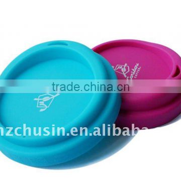 eco-friendly silicone coffee cup lid/cup cover