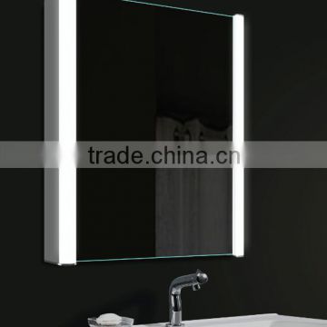 Apartment LED bathroom cabinet with aluminum body with side light