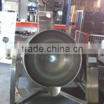 Jacketed planetary cooking mixer