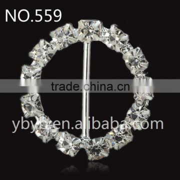 Fashion rhinestone claw chain /metal flower pin for wedding invitation/hair accessories-559