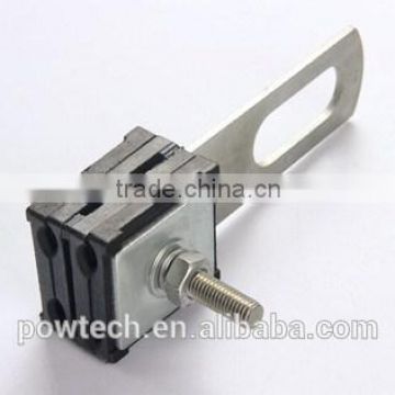 Wedge type tension clamp for FTTH PAS216/435