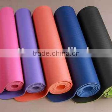 Custom Anti-fatigue Purple TPE Foam Yoga Mat