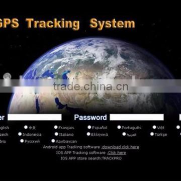 GPS locator server with customized logo/ tracking system with free cellphone terminal apps
