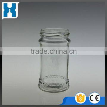 155ML GLASS JAR GLASS SPICE JAR WITH SPOON