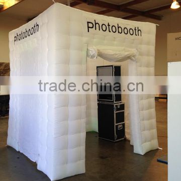 high quality inflatable photo booth with LED lighting