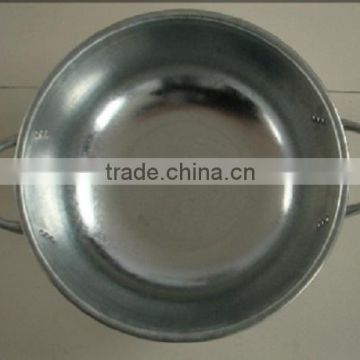 Galvanized finish head pan for africa,best quality head pan galvanized finish