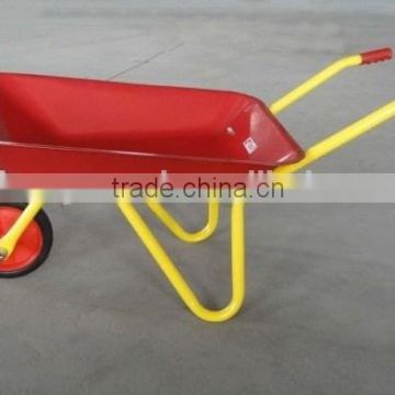 Various types of wheel barrow, kids toy wheelbarrow with different tray size WB0402
