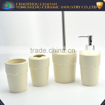 Manufacturer Supplier embossed ceramic bathroom fittings and accessories of Waimart Standard
