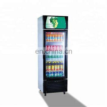 Guangzhou Supermarket Upright Display Fridge/ Beverage Refrigerated Showcase Cabinet/Soft Drink Display Cooler