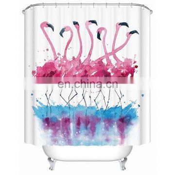 Hot sale Waterproof Polyester Fabric Wholesale Digital Printing Custom Made Shower Curtain