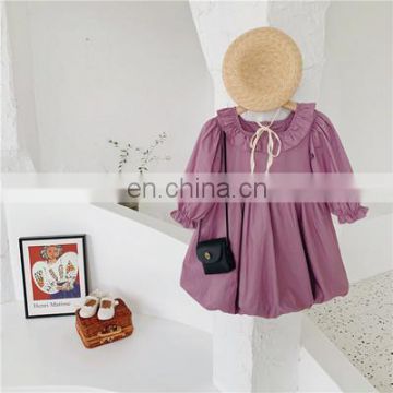 ins girls dress autumn princess western style middle and children 2020 new children girls skirts autumn and winter