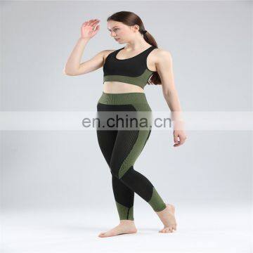 2020 Summer Long Sleeve Sexy Zipper Tight Running Women's Legging sets