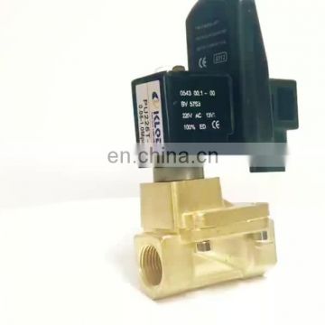 Ningbo Kailing is suitable for pressured air, water, light oil, pilot operated solenoid valve with timer