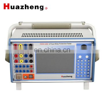 6 phase secondary injection relay test kit 6 phase protection relay tester microcomputer 6 phase relay test equipment