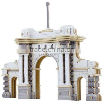 Handmade toy buildings