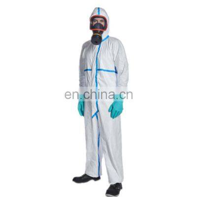 Disposable CE Cat III Type 3B/4B/5B/6B EN14126 EN1149 Hazmat Suit Medical Protective Suits Splash Safety Coveralls PPE Coverall