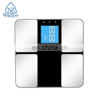 NEWZEAL Rectangle Healthy Body Fat Weight Scale Bathroom Scale