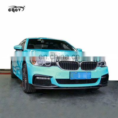 Beautiful carbon fiber body kit for BMW 5 series G30 G38 front lip rear diffuser side skirts for BMW G30 trunk spoiler