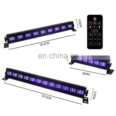3W 6/9/12/18/24 Lamp Beads UV Purple Light Halloween Christmas Led Decorative Wall Washer Automatic Voice Control Stage Light