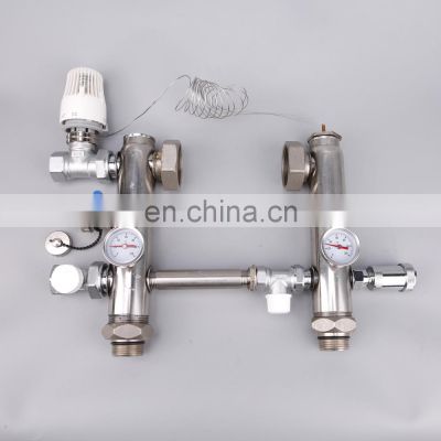 Stainless Steel Floor Heating Parts Water Mixing Control System
