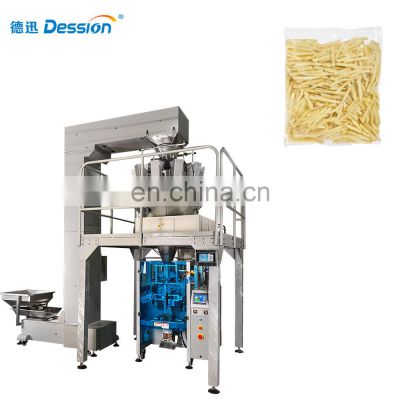 vffs french fries packaging machine with corn kernel vertical packing machine