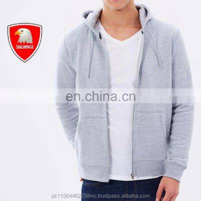 Gray custom fleece pullover hoodie with cotton lace print your logo cheap wholesale custom full zip up hoodies