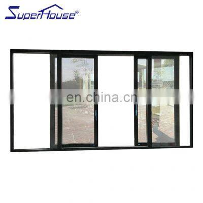 Superhouse aluminium window design Large aluminium alloy   lift sliding glass patio doors