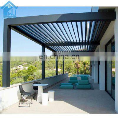 Easily Assembled Waterproof Outdoor Gazebo Aluminum Garden Pergola With LED aluminum post pergola