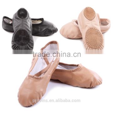 Wholesale Full Leather Split-sole Ballet Slippers (5130)