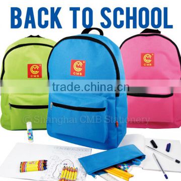 Custom children stationery set wholesale school bags supply for primary