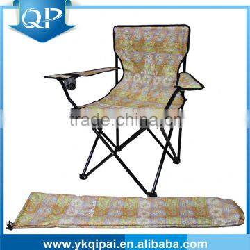 cheap foldable ilightweight beach chair with armrest