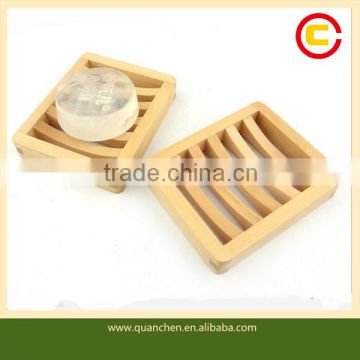 Natural Lath-shaped Bamboo Baby Case For Soap
