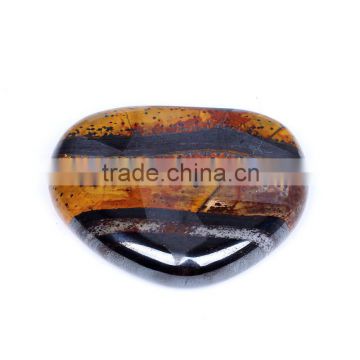 romantic gifts for lovers:Yellow Tiger Eye Palm Stone/Pocket Stone