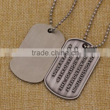 Wholesale cheap metal custom dog tags with chain                        
                                                                                Supplier's Choice