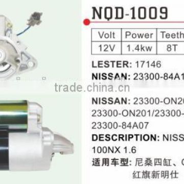 Auto Starter motor for Nissann 23300-84A17 Lester 17146 Mitsubishi M1T72085