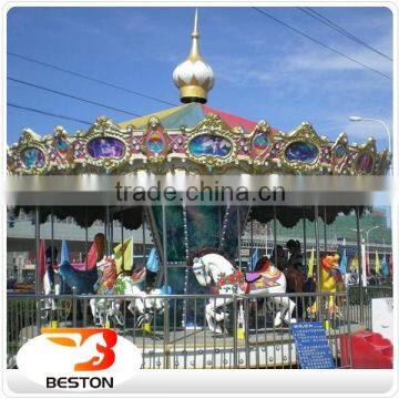 most popular & extreme exciting amusement park carousel horses for sale