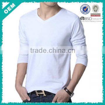 Best selling items blank plain t-shirts longsleeve t shirt (lyt020056)
