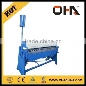 INT'L "OHA" Brand Manual Folding Machine OHA-2.5x1220, flanging machine