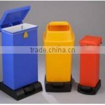 Eco-friendly 120L plastic dustbin, plastic waste bin, plastic rubbish bin for garden