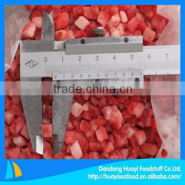 high quality low price frozen strawberry dices