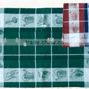 QXJ0022 100%Cotton Jacquard Kitchen Towel/Jacquard Tea Towel/Jacquard Dish Cloth