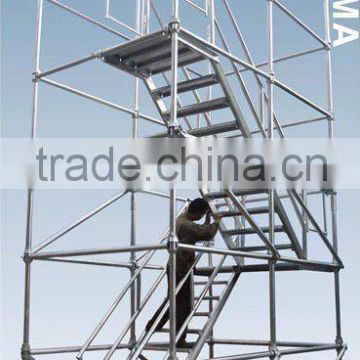 scaffolding metal ladder