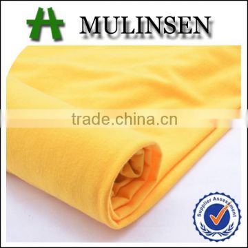 Mulinsen gold supplier for 10 yrs 32s +20D knitted poly spun fabric dye for polyester