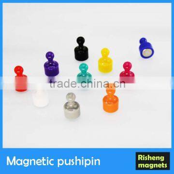 Many colors magnetic push pin office thumbtack magnets