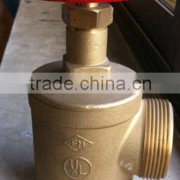 Brass fire landing valve