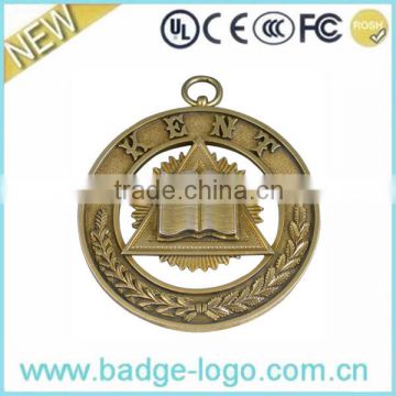 High Quality Custom Gold Bible Logo Metal Medal