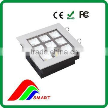 9W High power LED grille down light