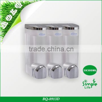 Wholesale Alibaba China Supplier Wall Mounted Triple Soap Dispenser with Valve